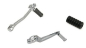 Preview: Schalthebel + Kickstarter klappbar Enduro Simson S51 S61 S70 S53 S83 mit Gummi CHROM