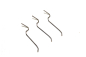 Preview: 3x Haltefeder Spange zum Frontring Vorderteil Scheinwerfer Simson S51 S70 SR4-1