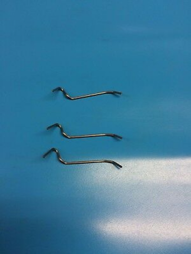 3x Haltefeder Spange zum Frontring Vorderteil Scheinwerfer Simson S51 S70 SR4-1