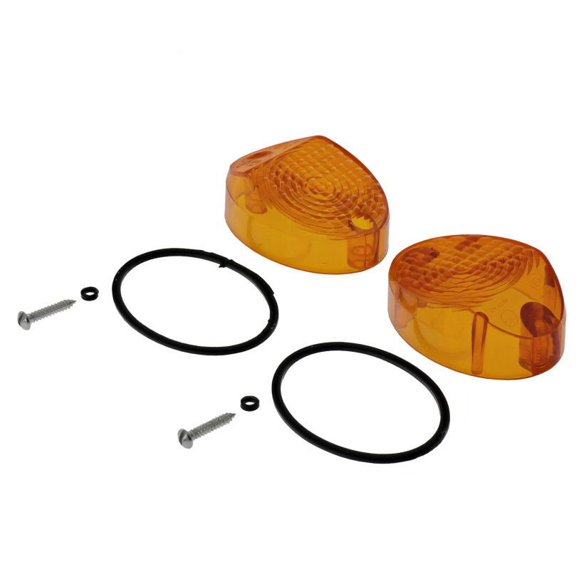 Blinkerkappe-n Schwalbe orange für eine Seite vorn und hinten