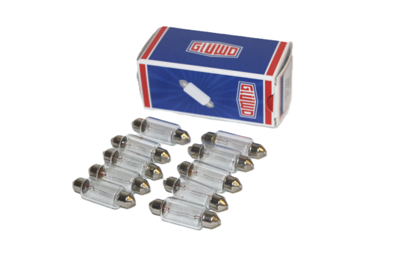 10x Soffitte 6V 18W Blinker Simson Schwalbe KR51/1/2 Star Habicht SR4-