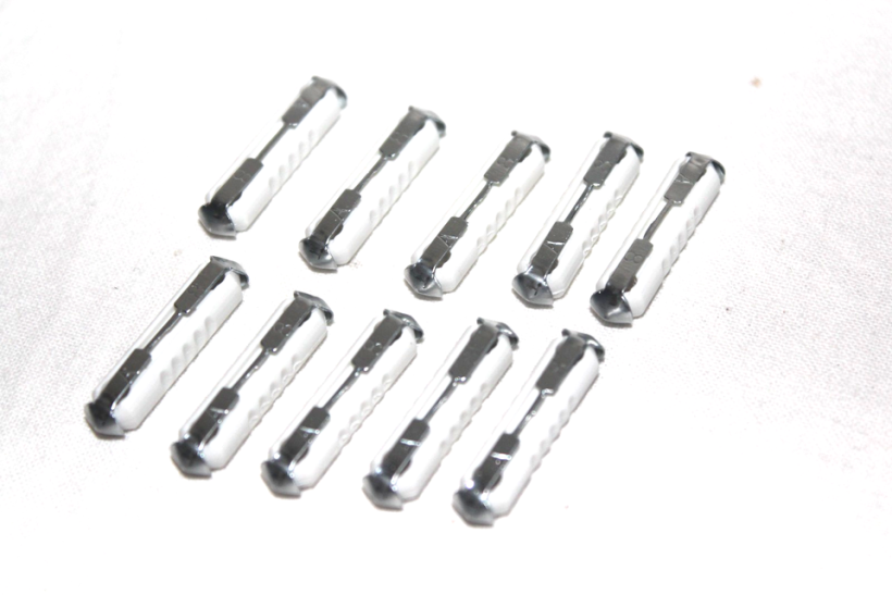 10 Sicherungen 8A Blinker Hupe Licht weiss Sicherung S51 S50 KR51 Schwalbe