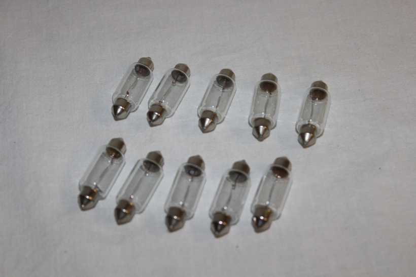 10x Soffitte 6V 18W Birne für Simson Blinker Schwalbe KR51/1/2 Star Habicht SR4-