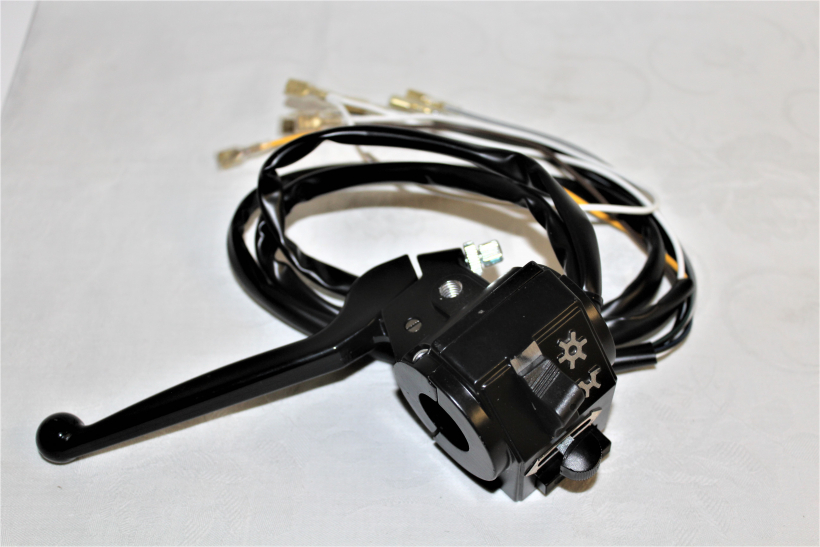 Schalterkombination mit Kabel vorderer Gehäusehälfte und Kupplungshebel passend für Simson S51 S70