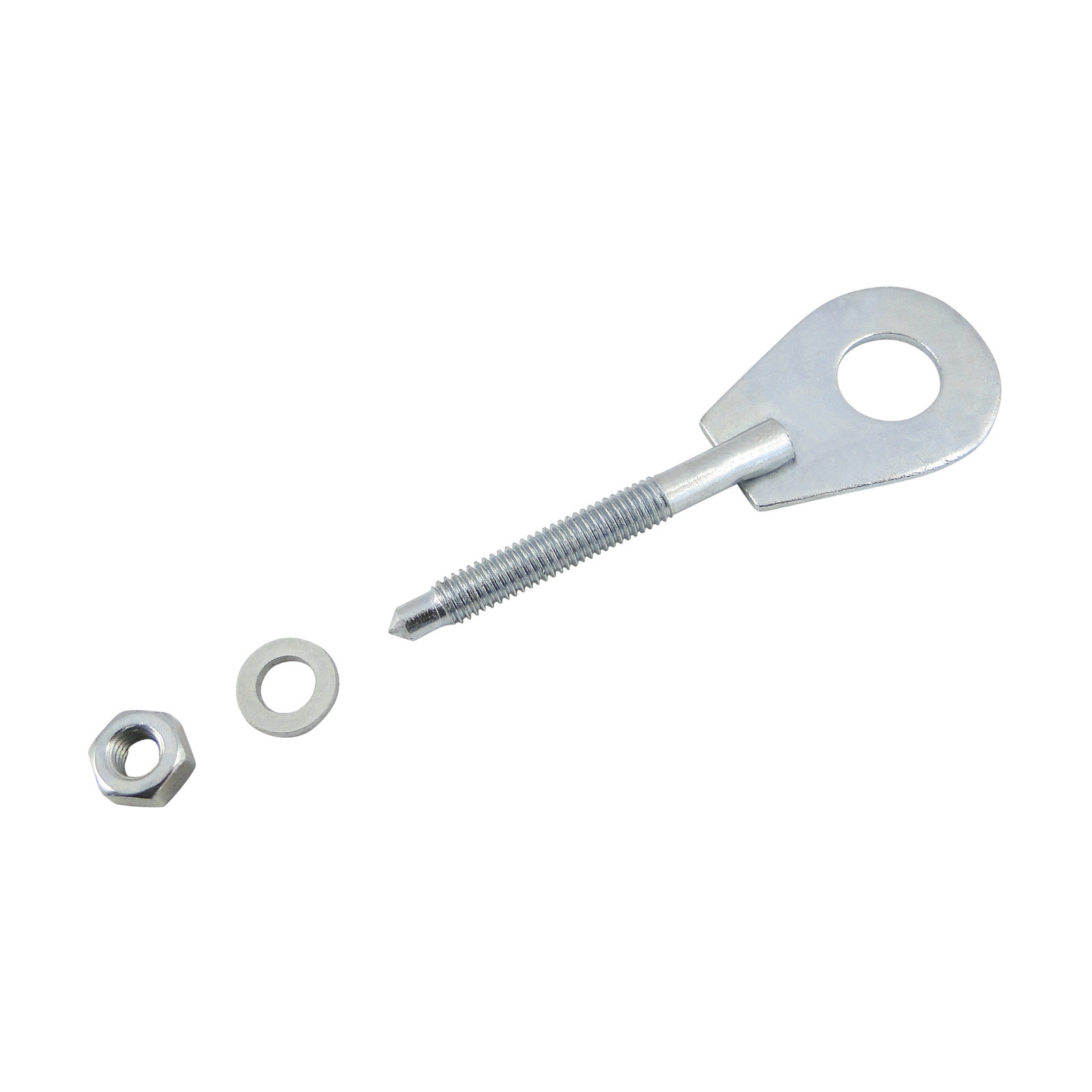Edelstahl Backe Offener Bolzen & Mutter – Ersatz Spannschloss Rigging Schraube M6, Silber