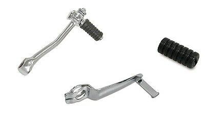 Schalthebel + Kickstarter klappbar Enduro Simson S51 S61 S70 S53 S83 mit Gummi CHROM