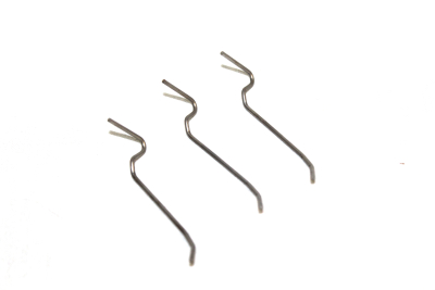 3x Haltefeder Spange zum Frontring Vorderteil Scheinwerfer Simson S51 S70 SR4-1