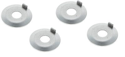 4x Sicherungsblech mit Nase DIN432 - 5,3x17x0,75 - f. Kupplung Motor M500-M700