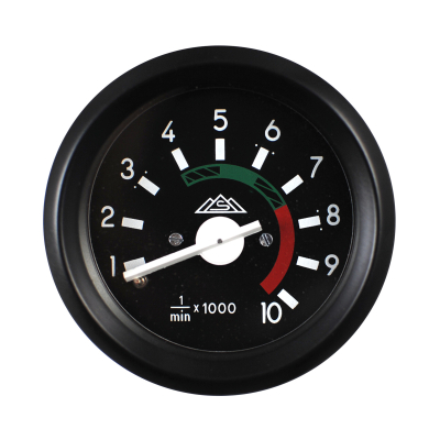 Mechanischer Drehzahlmesser Ø60mm mit 12V-Beleuchtung und Masseanschluss