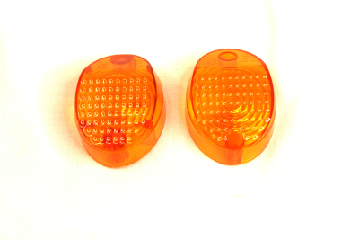 Set Blinkerkappen Lichtaustritt je vorn hinten Gummi Schraube Simson Schwalbe