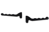 Set Handhebel Bremse, Kupplung für Simson S51 comfort Enduro ALU schwarz